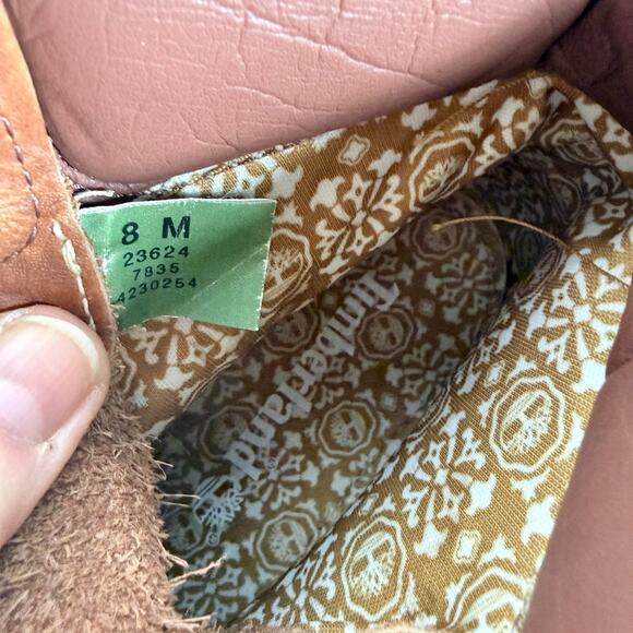 Timberland Heritage 6-Inch Boots Women's 8 Waterproof Brown Leather Lace-Up - Picture 9 of 9